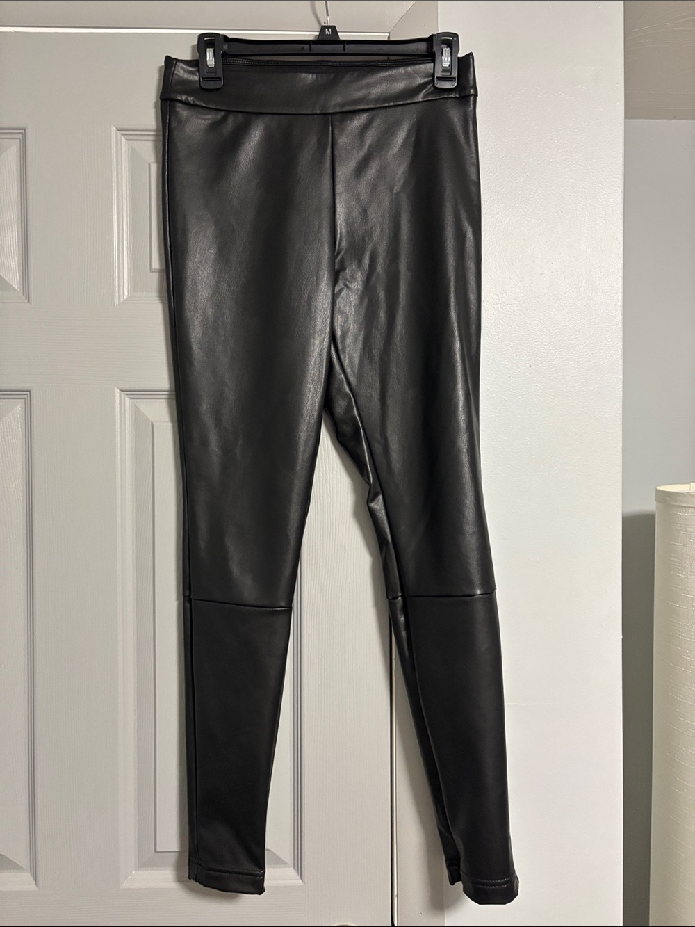 a new day Black Faux Leather Leggings